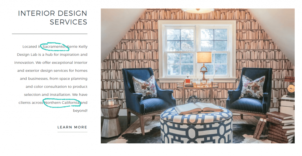 interior design services seo