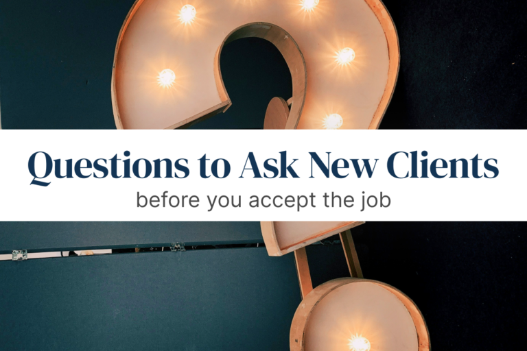 questions to ask new clients as an interior designer