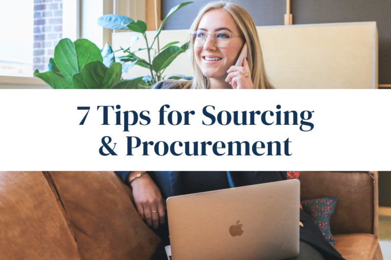 sourcing and procurement tips for interior designers