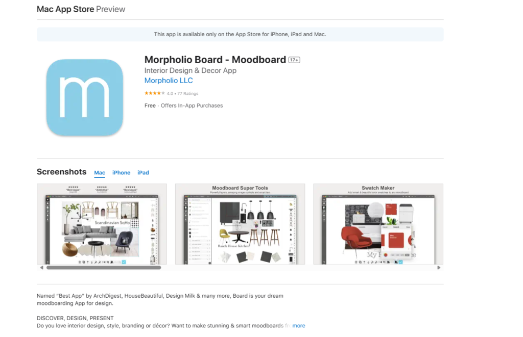 morpholio board interior design app