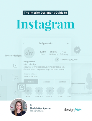 instagram for interior designers