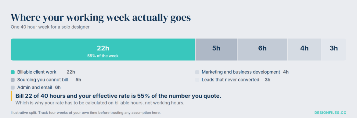 where your working week actually goes