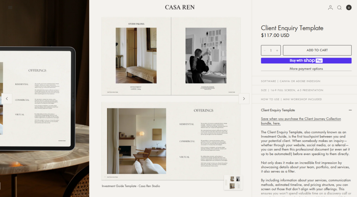 interior design investment guide template 4