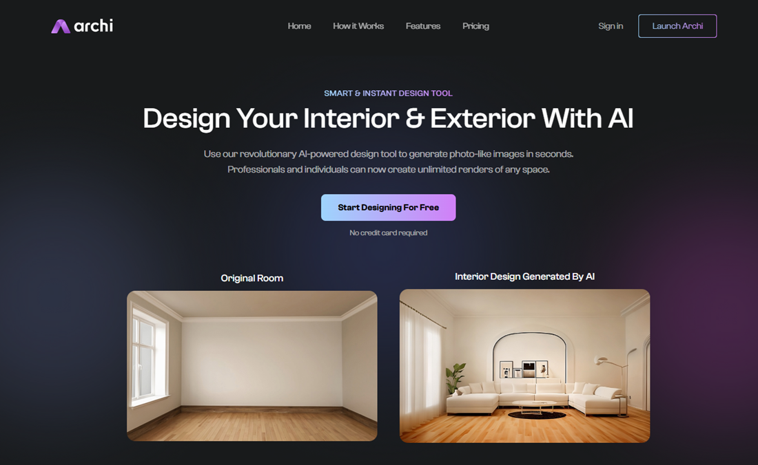 archi ai rendering software
